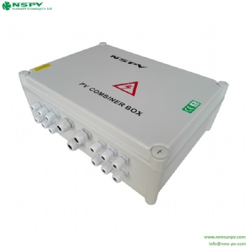 Iterative dc combiner box for solar PV combiner box array junction box