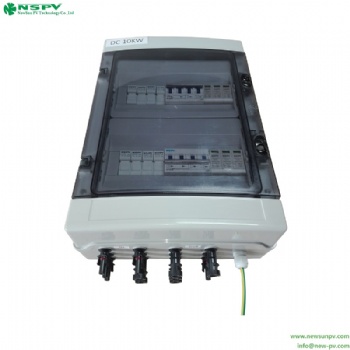 Iterative dc combiner box for solar PV combiner box array junction box