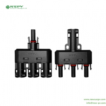 1500VDC 3 in 1 Solar Branch Connector Compatible mc4 connector 3 in 1