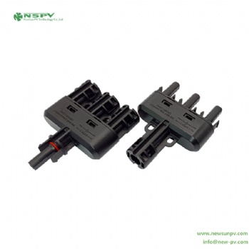 1500VDC 3 in 1 Solar Branch Connector Compatible mc4 connector 3 in 1