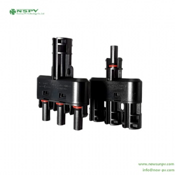 1500VDC 3 in 1 Solar Branch Connector Compatible mc4 connector 3 in 1