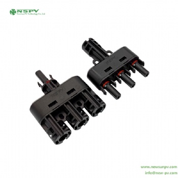 1500VDC 3 in 1 Solar Branch Connector Compatible mc4 connector 3 in 1