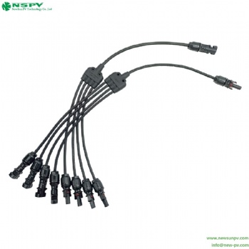 Solar cable assembly 4in1