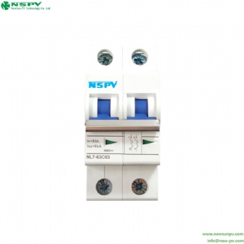 Solar DC/AC MCB miniature circuit breaker