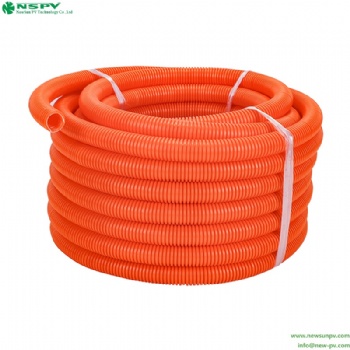 Solar 25mm PVC corrugated conduit pipe HD/MD