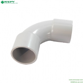 Solar 25mm pvc 90 degree elbow solid elbow