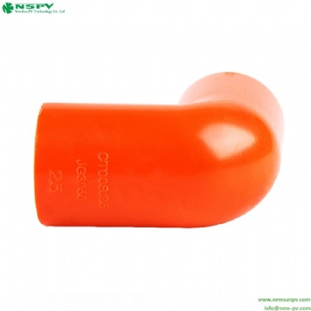 Solar 25mm pvc 90 degree elbow solid elbow