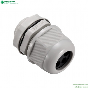 Solar 25mm plain to screwed adaptor waterproof gland connector